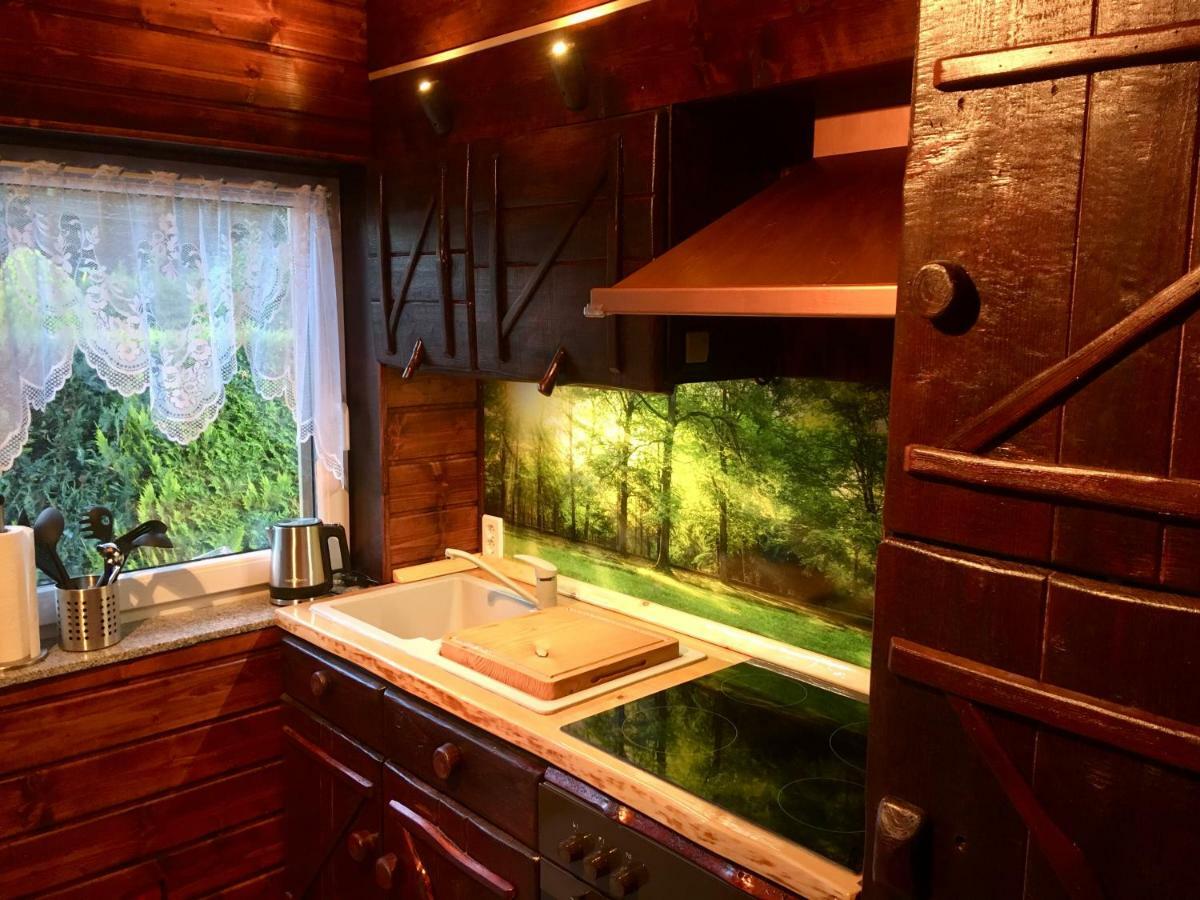 Holzhaus Trollbluemchen Am Wald Und See Neuruppin Buitenkant foto