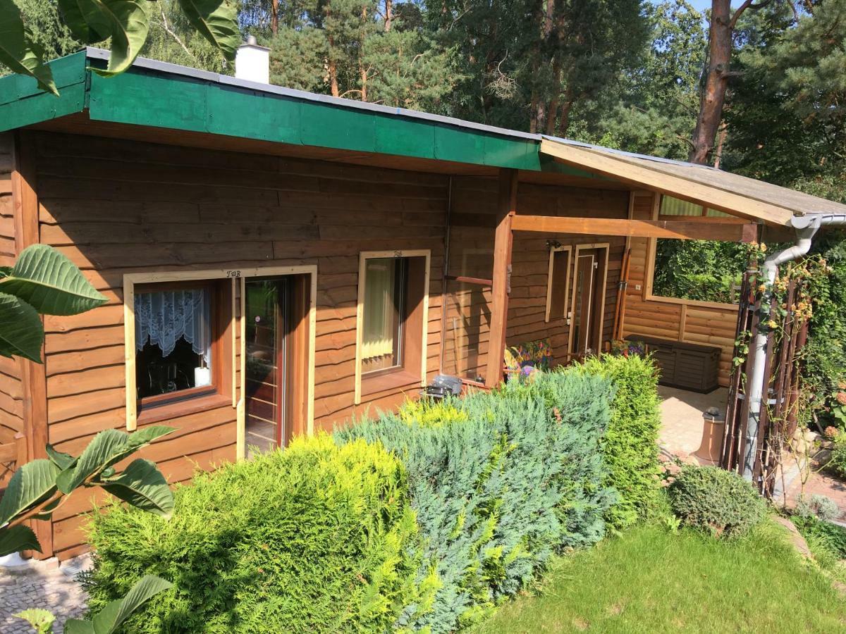 Holzhaus Trollbluemchen Am Wald Und See Neuruppin Buitenkant foto